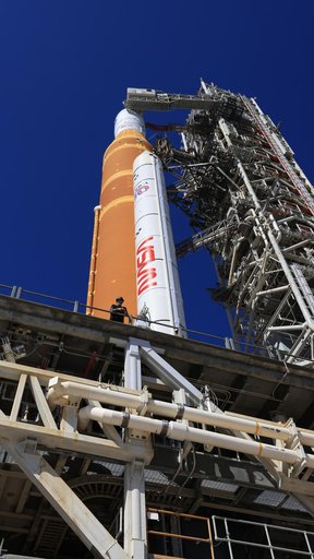 Artemis II on Launch Pad