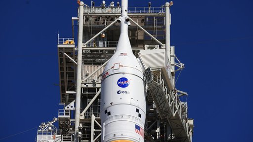 Artemis II on Launch Pad