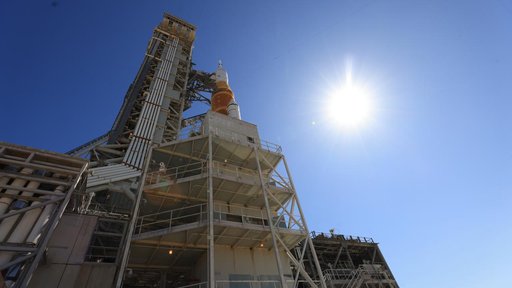Artemis II on Launch Pad