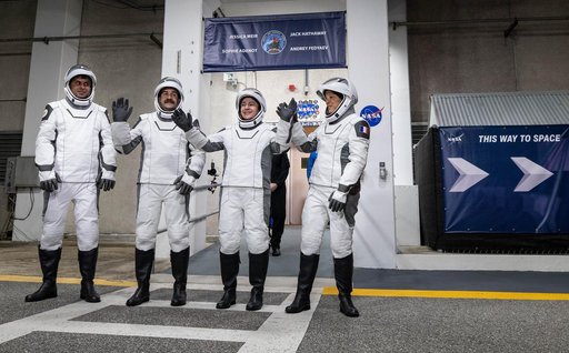 SpaceX Crew-12 Walkout