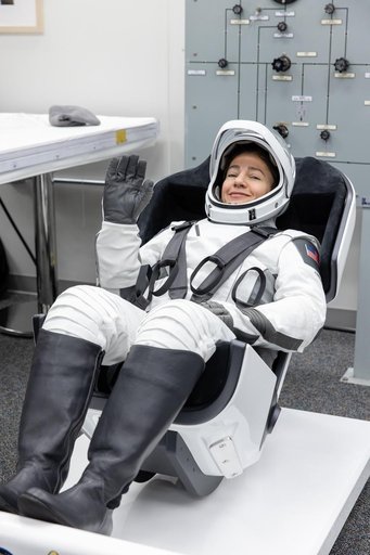 NASA's SpaceX Crew-12 - Suit-Up in ACQ
