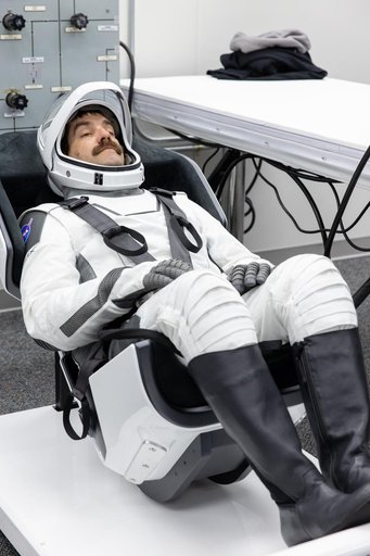 NASA's SpaceX Crew-12 - Suit-Up in ACQ