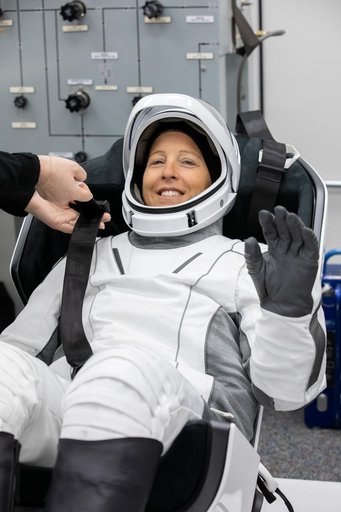 NASA's SpaceX Crew-12 - Suit-Up in ACQ