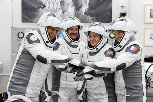 NASA's SpaceX Crew-12 - Suit-Up in ACQ
