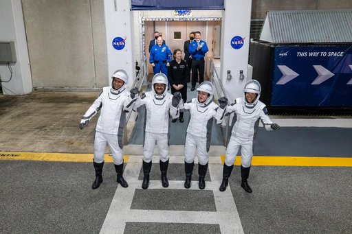 NASA's SpaceX Crew-12 - C7 Walkout