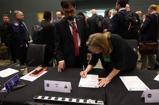 Artemis II Flight Readiness Review Certification Signing