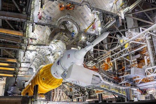 Artemis II Rollout For Launch