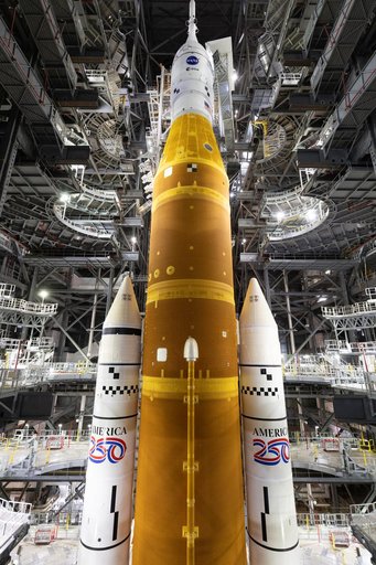 Artemis II Rollout For Launch