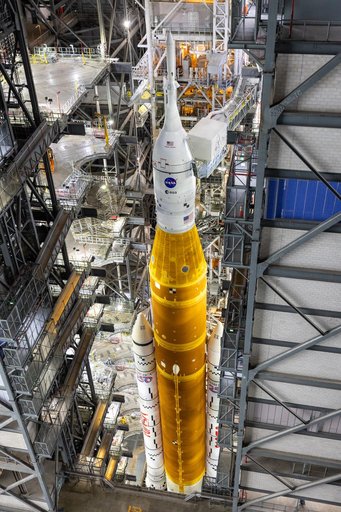 Artemis II Rollout For Launch