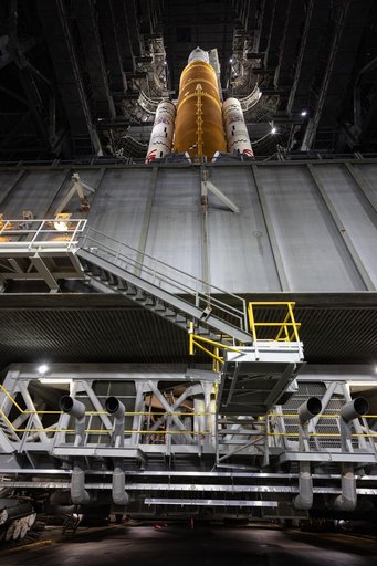 Artemis II Rollout For Launch