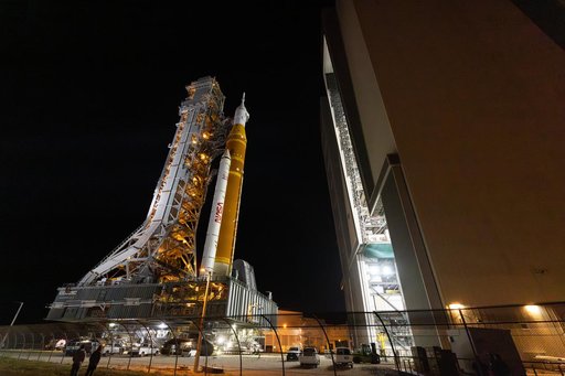 Artemis II Rollout for Launch