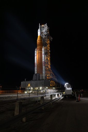 Artemis II Rollout for Launch