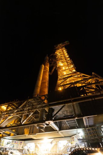 Artemis II Rollout for Launch