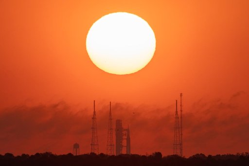 Artemis II Sunrise at Max Brewer Bridge