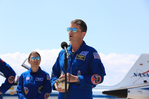 Artemis II Launch Crew Arrival at KSC