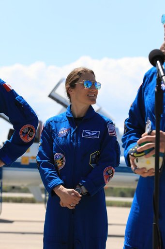 Artemis II Launch Crew Arrival at KSC