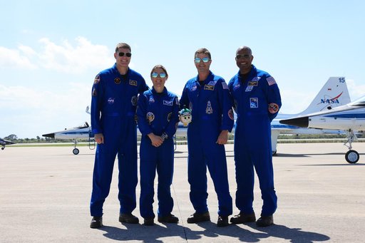 Artemis II Launch Crew Arrival at KSC
