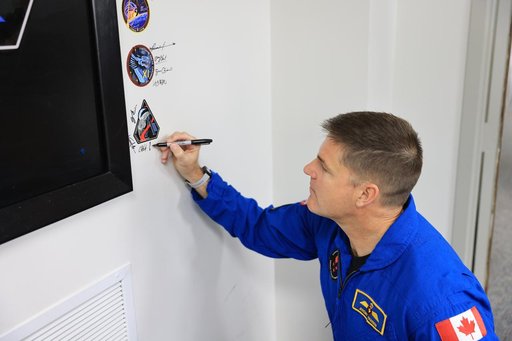 Artemis II Crew Zap The Wall and Patch at Walkout