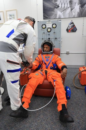 Artemis II Launch Day, Crew Suit-Up and Walkout