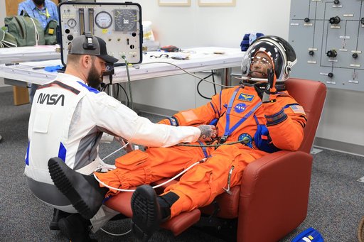 Artemis II Launch Day, Crew Suit-Up and Walkout