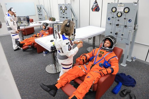 Artemis II Launch Day, Crew Suit-Up and Walkout