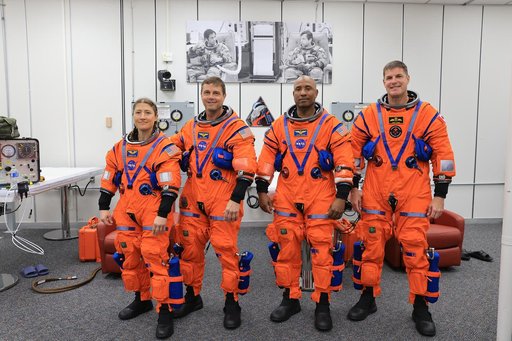 Artemis II Launch Day, Crew Suit-Up and Walkout