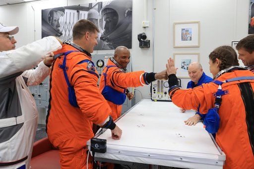 Artemis II Launch Day, Crew Suit-Up and Walkout