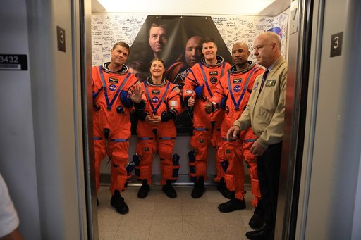 Artemis II Launch Day, Crew Suit-Up and Walkout