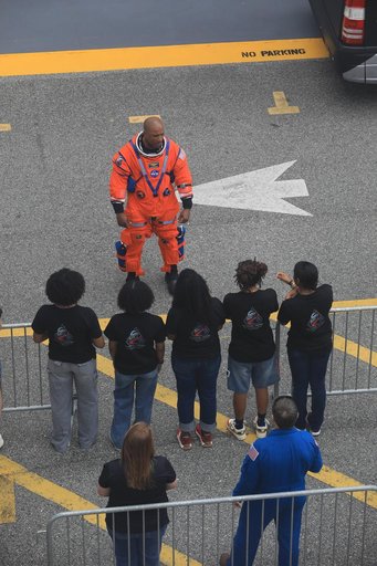 Artemis II Launch Day, Crew Suit-Up and Walkout