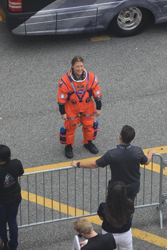 Artemis II Launch Day, Crew Suit-Up and Walkout