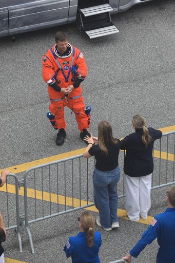Artemis II Launch Day, Crew Suit-Up and Walkout