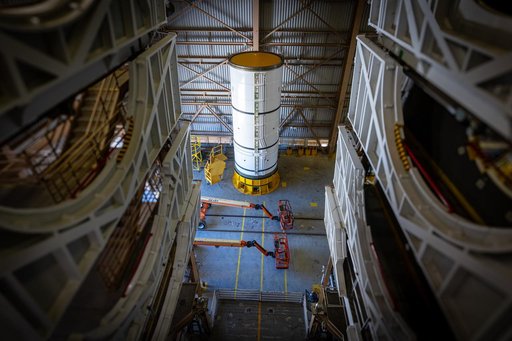 Artemis III SRB Arrival Unboxing - LH (Left Hand) Aft Booster Segment