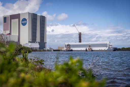 Artemis III Core Stage Arrival at KSC