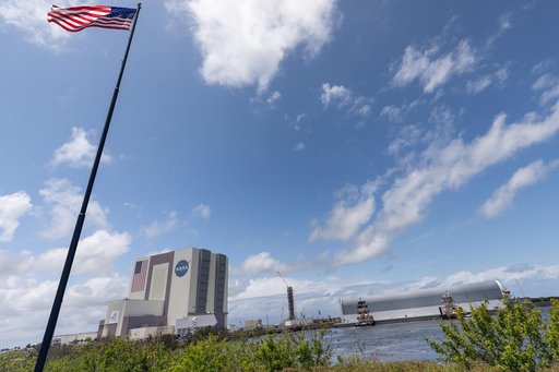 Artemis III Core Stage Arrival at KSC
