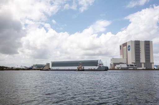 Artemis III Core Stage Arrival at KSC