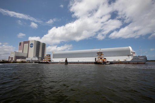 Artemis III Core Stage Arrival at KSC
