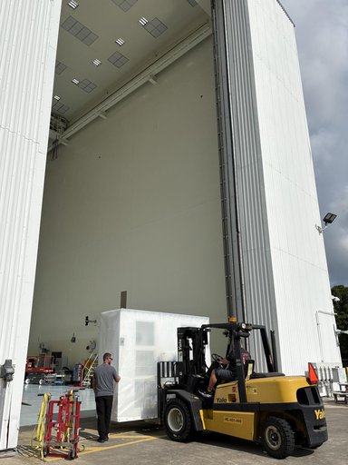 Key Support Equipment Arrives at Kennedy for Roman Space Telesco