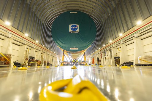 Artemis III Core Stage Arrival at VAB