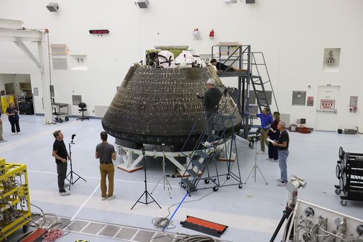 Artemis II Orion Crew Module Returns to KSC