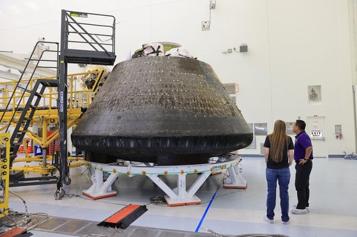 Howard Hu Artemis II Orion Crew Module Returns to KSC