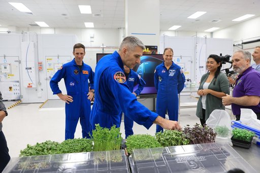 CCP Crew-13 Astronauts Tour Plant Processing Area