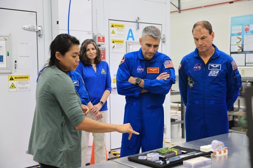 CCP Crew-13 Astronauts Tour Plant Processing Area