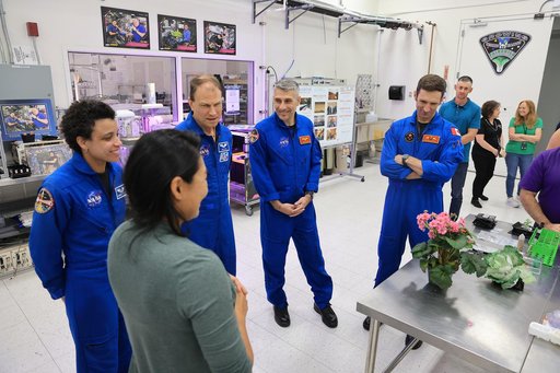 CCP Crew-13 Astronauts Tour Plant Processing Area