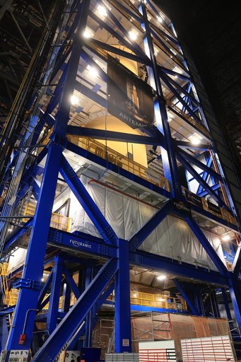 Commercial Crew-13 Astronauts in VAB