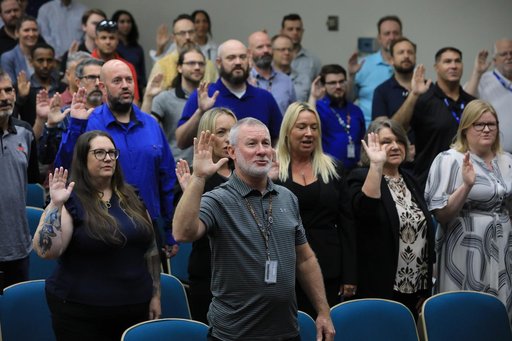 Swearing in Civil Servants at Kennedy