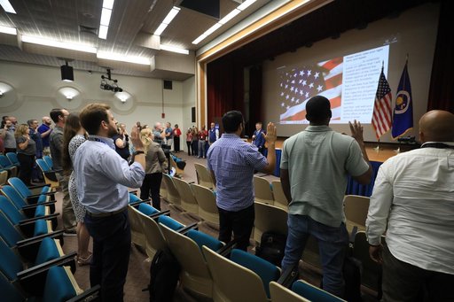 Swearing in Civil Servants at Kennedy