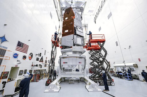 Roman Space Telescope - Lift to Work Stand