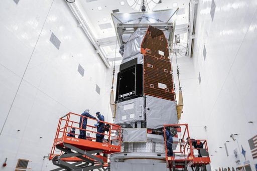 Roman Space Telescope - Lift to Work Stand