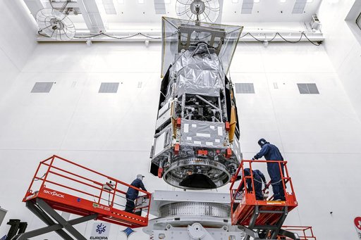 Roman Space Telescope - Lift to Work Stand