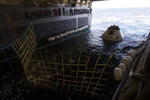 URT-3 At Sea Recovery Operation with Bolden